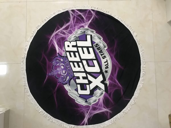 round beach towel